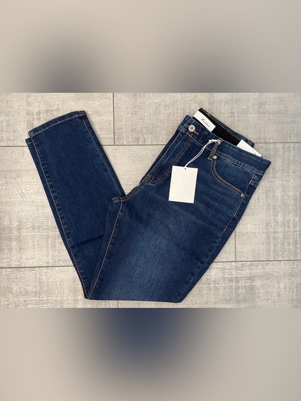 NWT Women’s KanCan High Rise Ankle Skinny Dark Wash Jeans Size 15 / 31